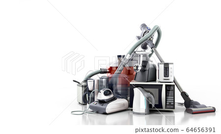 Home appliances Group of vacuum cleaner microwave 64656391