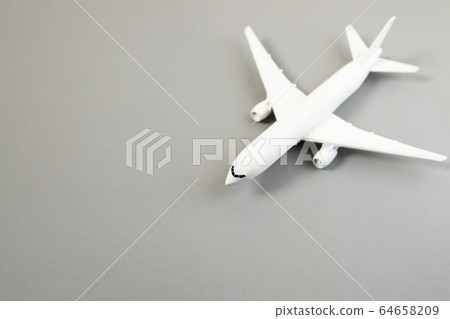 Model plane,airplane on pastel color background Model plane,airplane on pastel color background 64658209