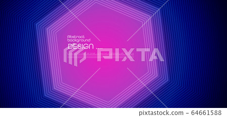 Vector illustration smooth lines in red and dark blue color background. Hi tech digital technology concept. Abstract futuristic, shiny lines background Vector illustration smooth lines in red and dark blue color background. Hi tech digital technology concept. Abstract futuristic, shiny lines background 64661588