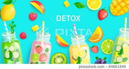 Bright Detox background. 64661840