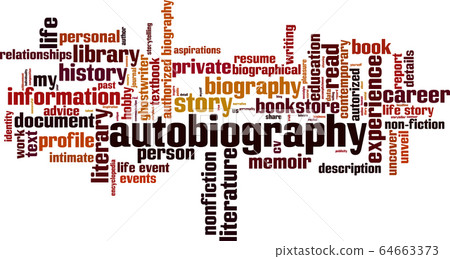 Autobiography word cloud Autobiography word cloud 64663373