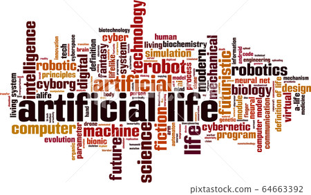 Artificial life word cloud Artificial life word cloud 64663392