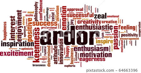 Ardor word cloud Ardor word cloud 64663396
