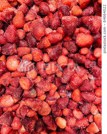 lots of ripe fruit red strawberries for eating like a background 64664022