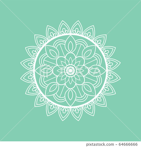 Mandala. Floral pattern 64666666