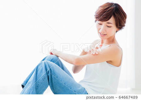 美容女人皮膚護理美容美女 64667489