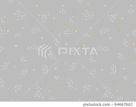 Hand-drawn random dot pattern / seamless 64667602