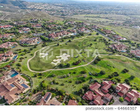 Big luxury executive house with pool located next the golf course in a private community, Big luxury executive house with pool located next the golf course in a private community, 64668307