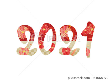 New Year's card New Year's card 2021 Japanese style Japanese pattern Japanese style image New Year's card New Year's card 2021 Japanese style Japanese pattern Japanese style image 64668979