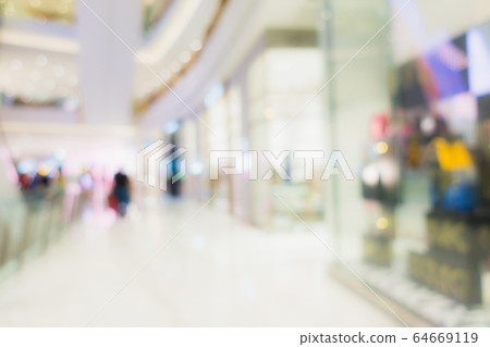Abstract blur and defocus shopping mall in department store Abstract blur and defocus shopping mall in department store 64669119