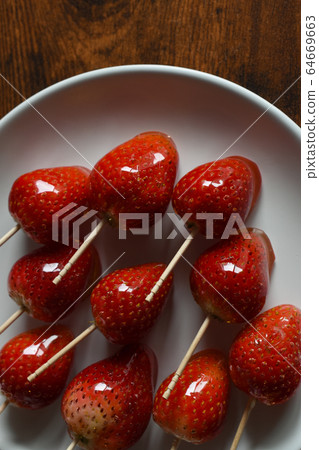 Table photo handmade strawberry candy Table photo handmade strawberry candy 64669663