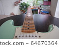 Green electric guitar See parts of the guitar 64670364