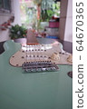 Green electric guitar See parts of the guitar 64670365