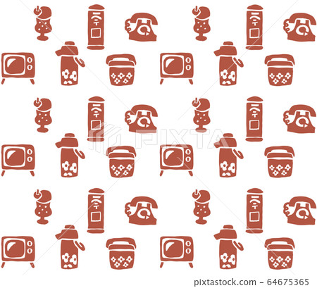 昭和復古圖案無縫模式 昭和復古圖案無縫模式 64675365