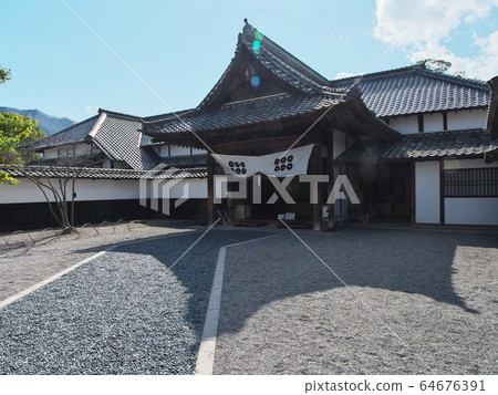 The entrance of Sanada's house in early spring shining against the sun The entrance of Sanada's house in early spring shining against the sun 64676391
