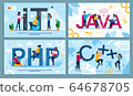 IT Programming Language and Web Development Set 64678705