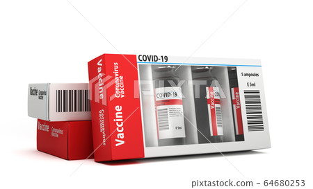 modern concept vaccine from coronavirus packaged modern concept vaccine from coronavirus packaged 64680253