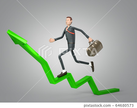business development concept businessman in a suit business development concept businessman in a suit 64680573
