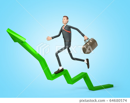 business development concept businessman in a suit 64680574