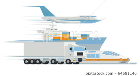 Transport Logistics Distributor Cargo Freight Art Transport Logistics Distributor Cargo Freight Art 64681146