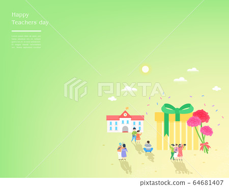 幸福的家庭月亮簡約情感插畫8 幸福的家庭月亮簡約情感插畫8 64681407