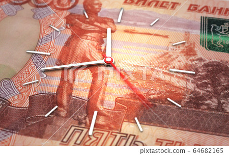 Time and Russian Ruble 64682165