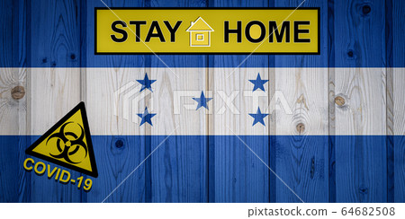 Flag of the Honduras in original proportions Flag of the Honduras in original proportions 64682508