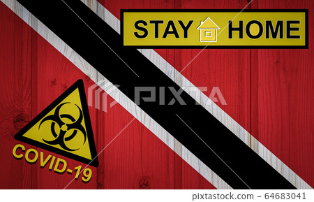 Flag of the Trinidad and Tobago in original Flag of the Trinidad and Tobago in original 64683041