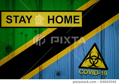 Flag of the Tanzania in original proportions Flag of the Tanzania in original proportions 64683048