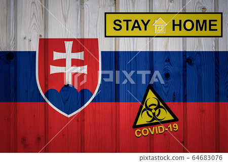 Flag of the Slovakia in original proportions Flag of the Slovakia in original proportions 64683076
