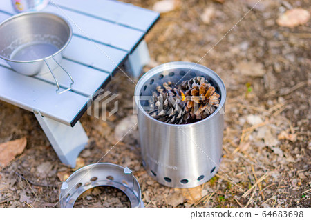 Camping material fire flame flame 64683698