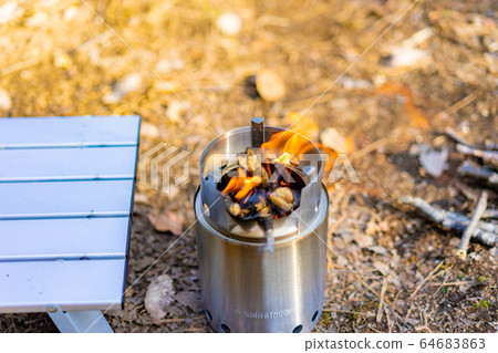 Camping material fire flame flame Camping material fire flame flame 64683863