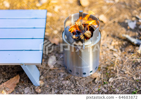 Camping material fire flame flame Camping material fire flame flame 64683872