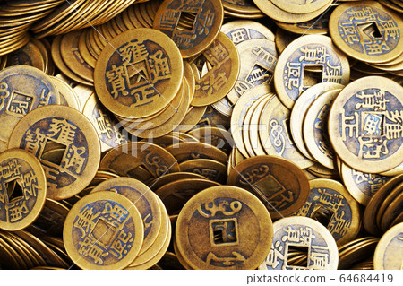 chinese happy coins chinese happy coins 64684419