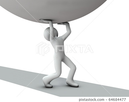 承受重壓的字符 64684477