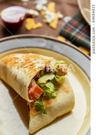 Mexican food mix colorful background Mexico Mexican food mix colorful background Mexico 64684935