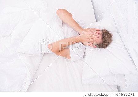 i want to sleep. early morning wakeup. sleep i want to sleep. early morning wakeup. sleep 64685271