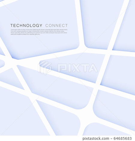 Abstract geometric composition with polygons lines and shadow Abstract geometric composition with polygons lines and shadow 64685683