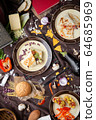 Mexican food mix colorful background Mexico 64685969