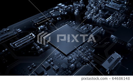 電路板 基板 主機板 64686148