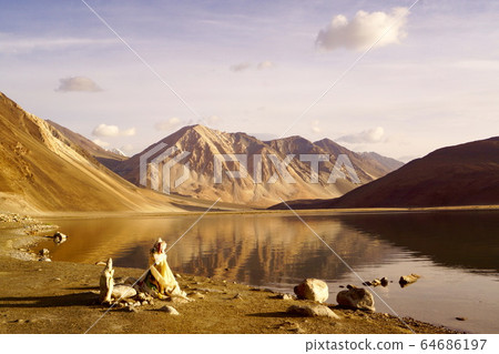 India Ladakh sunrise India Ladakh sunrise 64686197