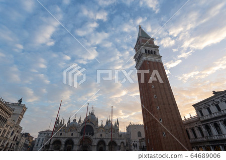 St. Mark's Square in the morning St. Mark's Square in the morning 64689006