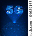 Internet networking concept and 5G technology 64689165