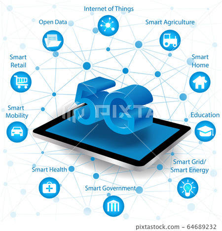 Internet networking concept and 5G technology Internet networking concept and 5G technology 64689232