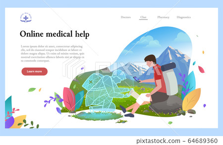 Help Online, Medical Care for Hiker Injured Knee 64689360