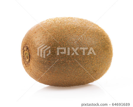Kiwi fruit isolated on white background 64691689