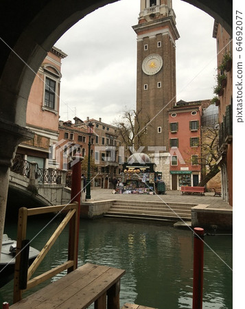Venice clock tower 64692077