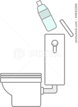 Toilet Water-saving PET bottle in tank 64692880