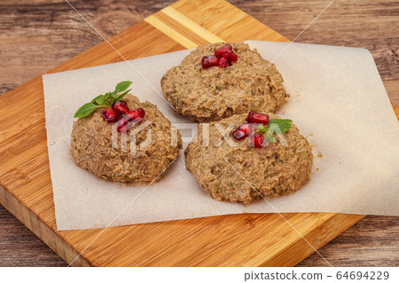Georgian cuisine - pkhali from beans 64694229