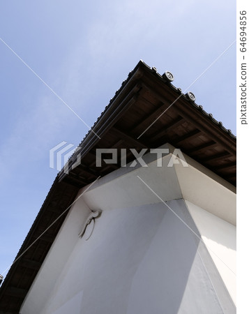 Morioka, Iwate Prefecture White wall warehouse and blue sky 64694856